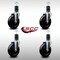 Service Caster 5'' SS Soft Rubber Wheel Swivel 1-5/8'' Expanding Stem Caster Set, 4PK SCC-SSEX20S514-SRS-158-4 - alternate 3